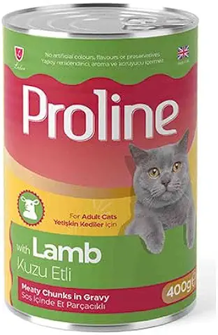 Proline Sos içinde Et Parçacıklı Kuzu Etli Yetişkin Kedi Maması 400 G - Ana Görsel