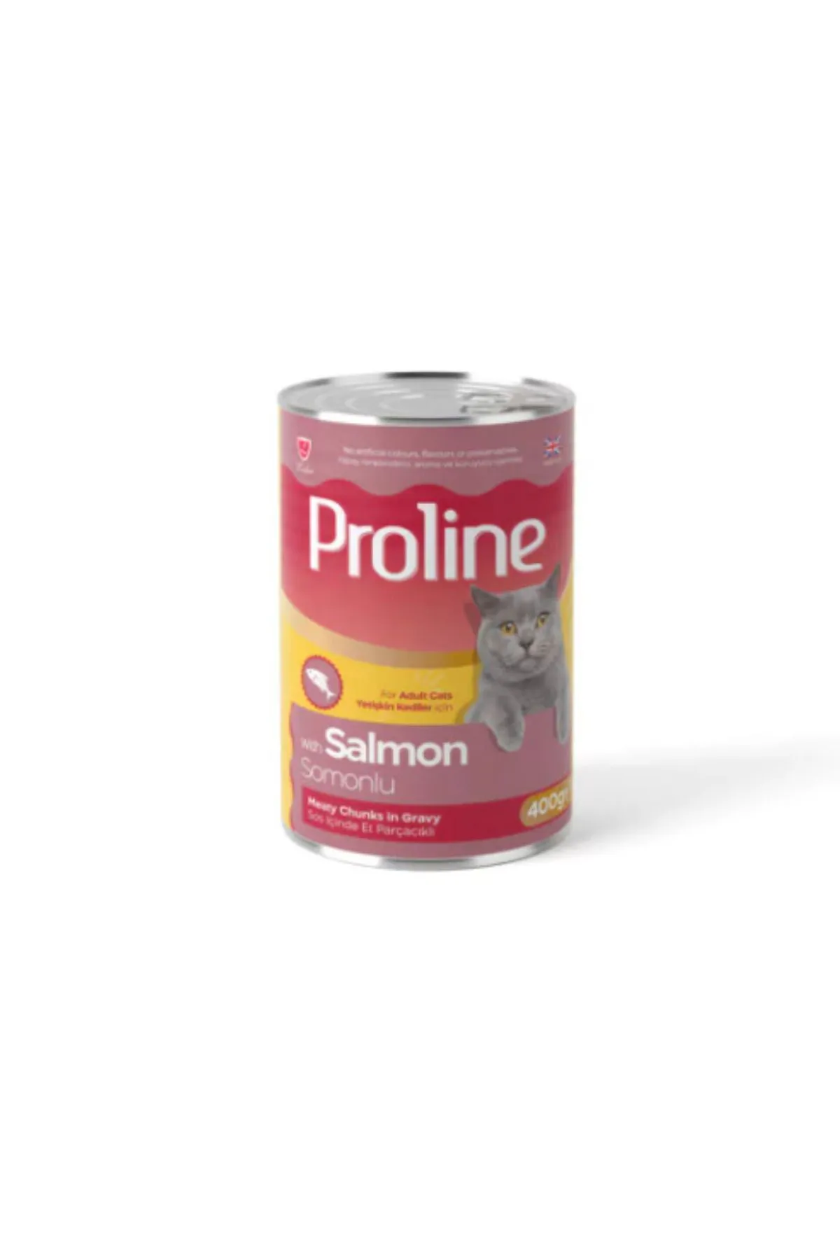 Proline Sos içinde Et Parçacıklı Somonlu Yetişkin Kedi Maması 400 G - Ana Görsel