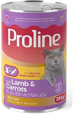 Proline Pate içinde Et Parçacıklı Kuzu Etli ve Havuçlu Yetişkin Kedi Maması 395 G - Ana Görsel