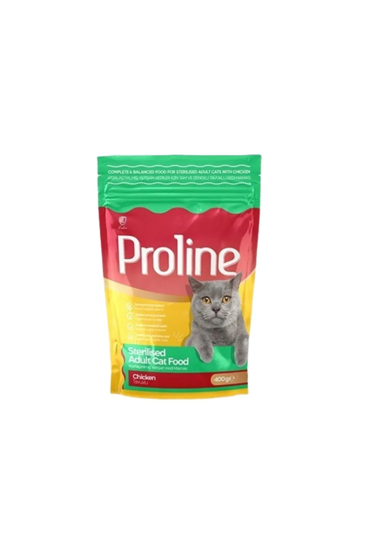 Proline Tavuklu Kısırlaştırılmış Yetişkin Kedi Maması 400 G - Ana Görsel