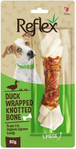 Reflex Ördek Etli Düğümlü Kemik 80 G - Ana Görsel