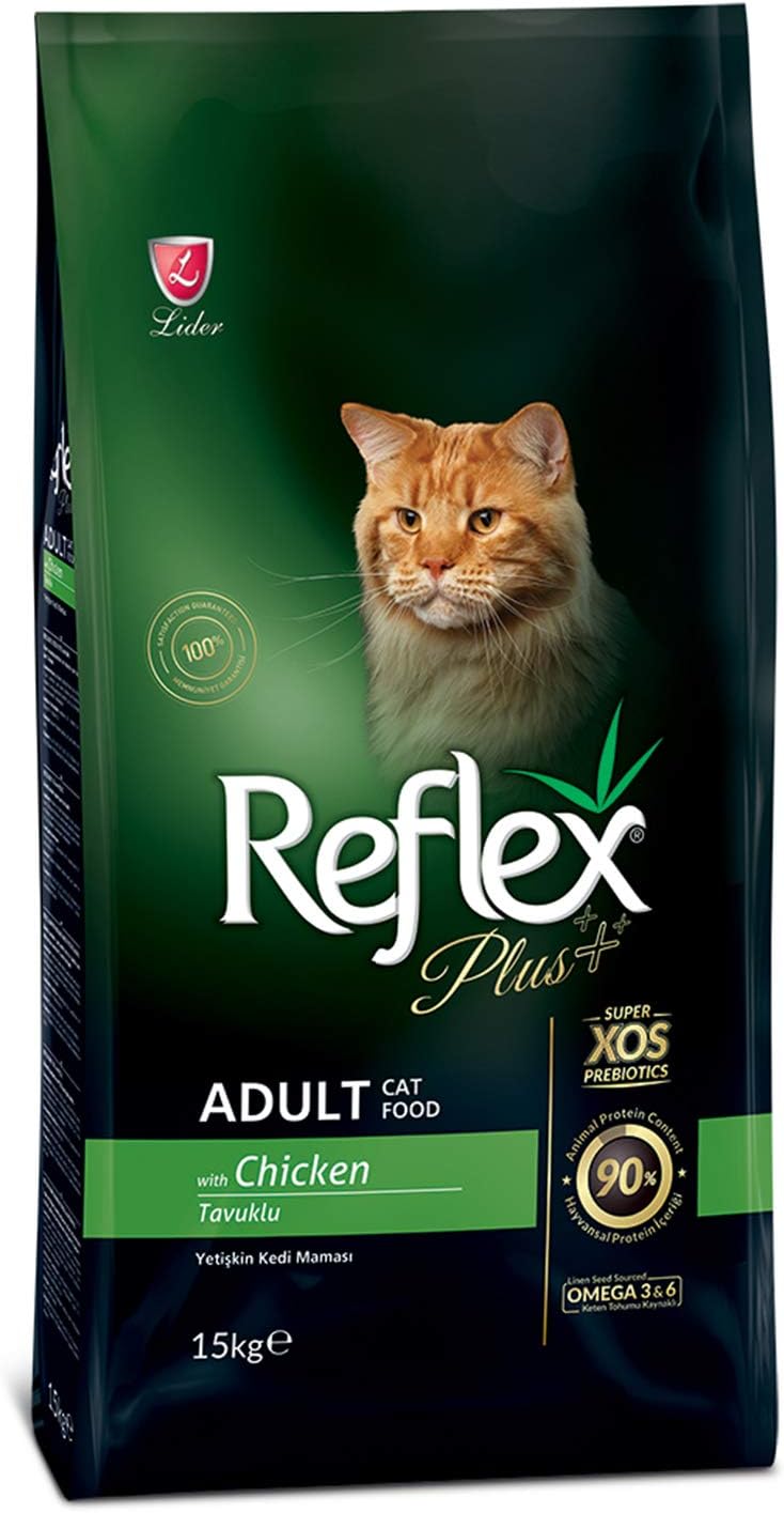 Reflex Plus Tavuklu Yetişkin Kedi Kuru Maması 15 KG - Ana Görsel