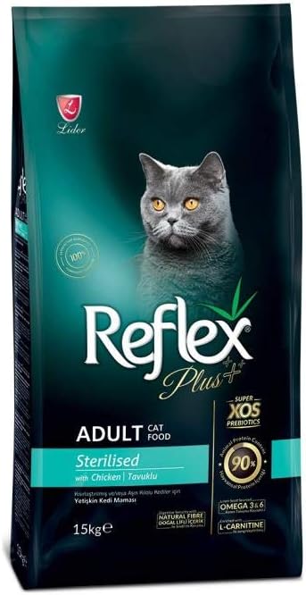 Reflex Plus Sterilised Tavuklu Kısırlaştırılmış Kuru Kedi Maması 15 Kg - Ana Görsel